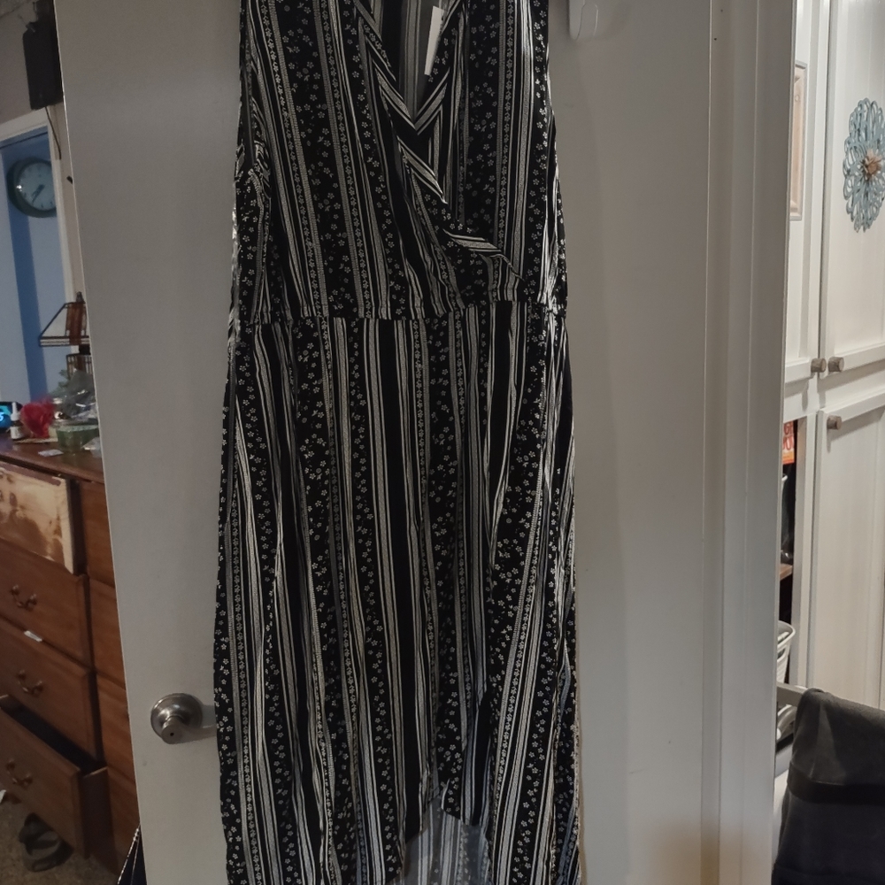 Lane Bryant faux wrap dress